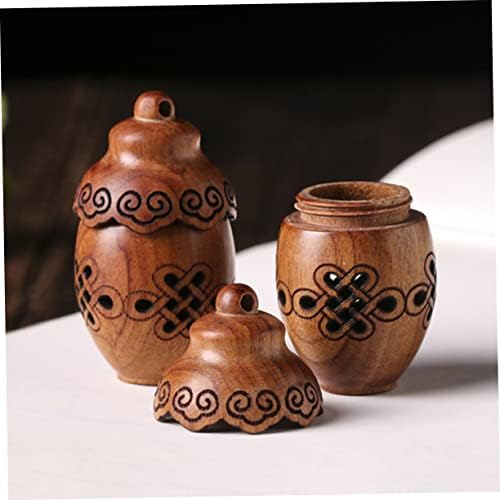 ERINGOGO Multi-Function Portable Wood Aroma Pendant Holder Decor