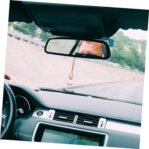 5Pcs Car Hanging Perfume Bottle Pendant with String Refillable Essential Oil Diffuser Ornament