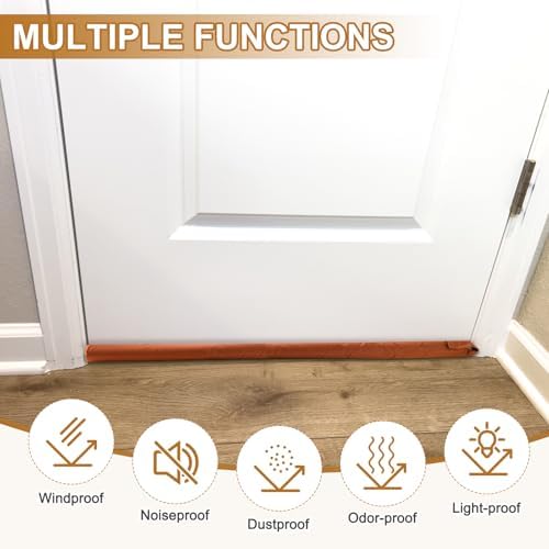 Uxcell Under Door Draft Stopper Adjustable Door Blocker