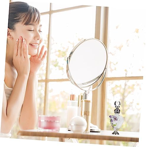 Vintage Flower Glass Perfume Bottle for Essential Oils and Gifting