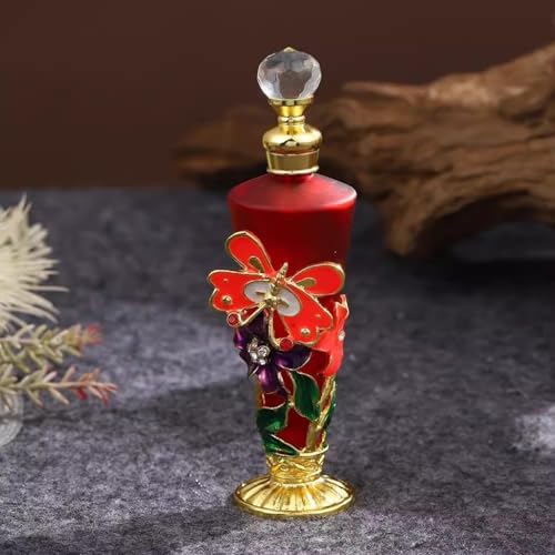 Vintage Perfume Bottle 30ml Glass Decorative Essential Oil Vial