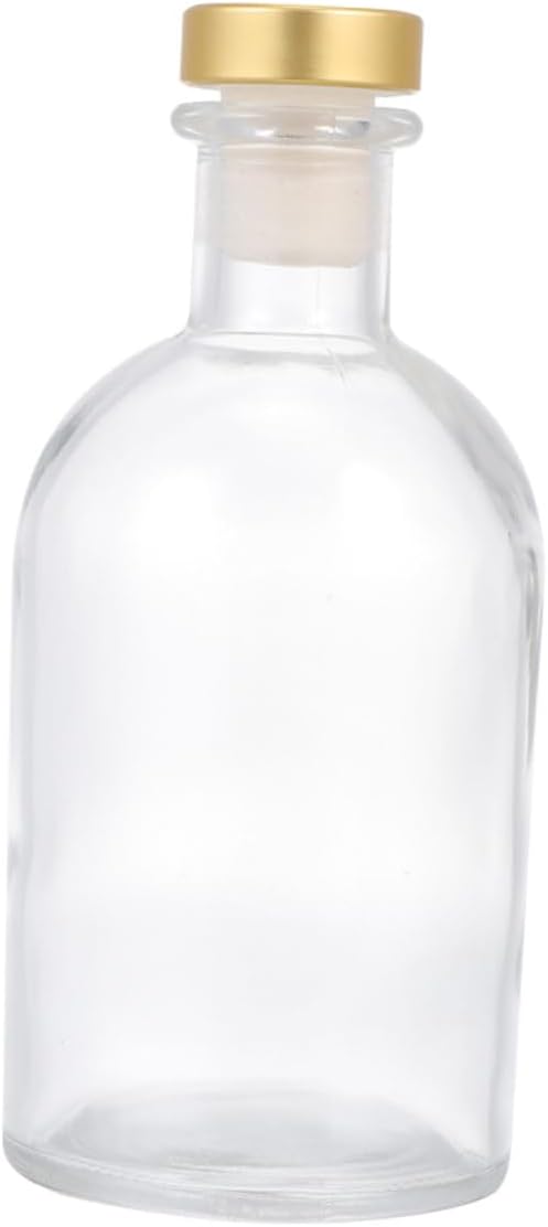 Glass Aromatherapy Diffuser Bottle 250ml Decorative Essential Oil Container