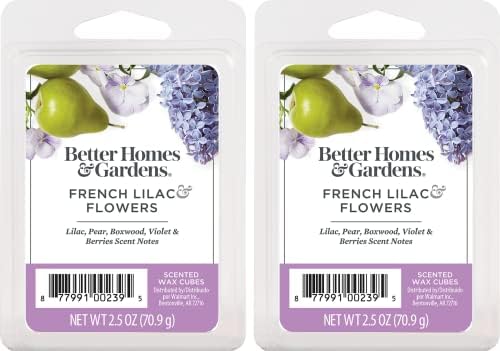 Better Homes and Gardens Scented Wax Cubes 2 Pack French Lilac