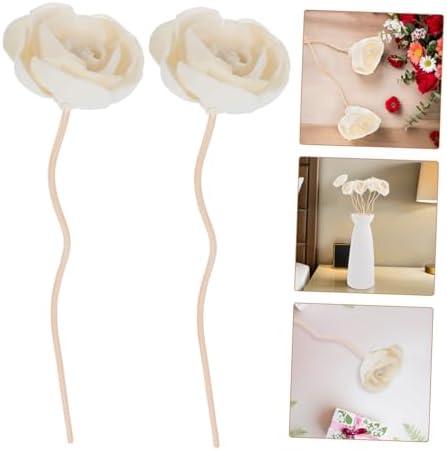 BESTOYARD 8pcs Aroma Diffuser Flower Rattan Sticks for Natural Fragrance