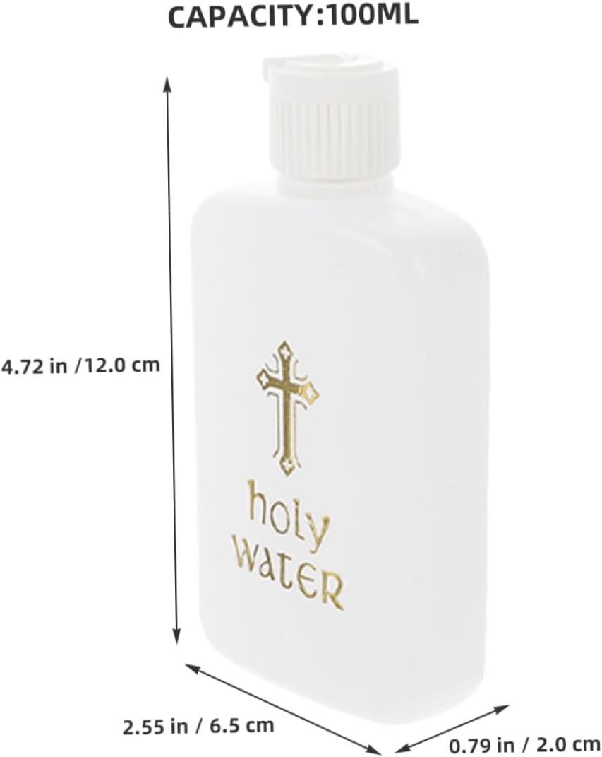 Cabilock 2Pcs Holy Water Bottles for Baptism Ceremonies