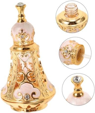 Vintage Glass Perfume Bottle with Dropper for Essential Oils