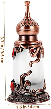 VICASKY Vintage Perfume Bottle Refillable Decor for Essential Oils