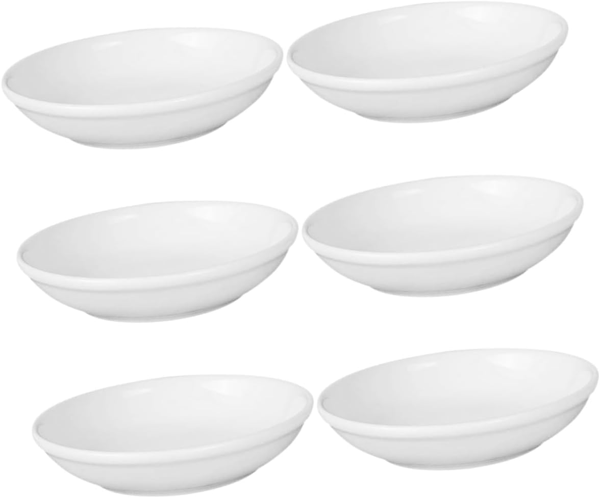 Cabilock 6pcs Ceramic Essential Oil Tray for Aromatherapy Lamp
