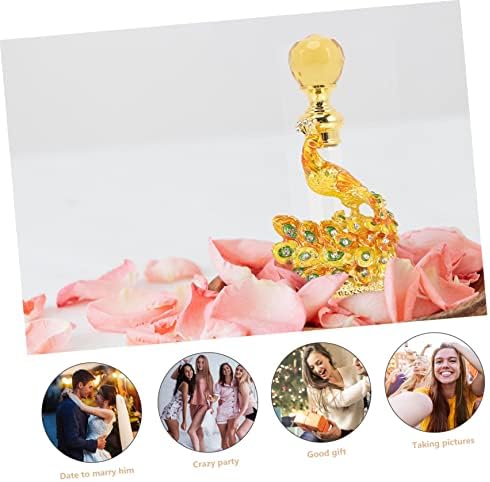 PRETYZOOM Vintage Refillable Perfume Bottle Elegant Decorative Airtight Holder for Personal Use and Travel