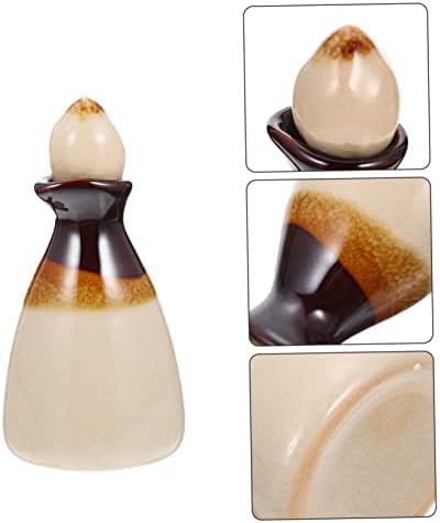PRETYZOOM Decorative Ceramic Essential Oil Diffuser Bottle for Home Decor