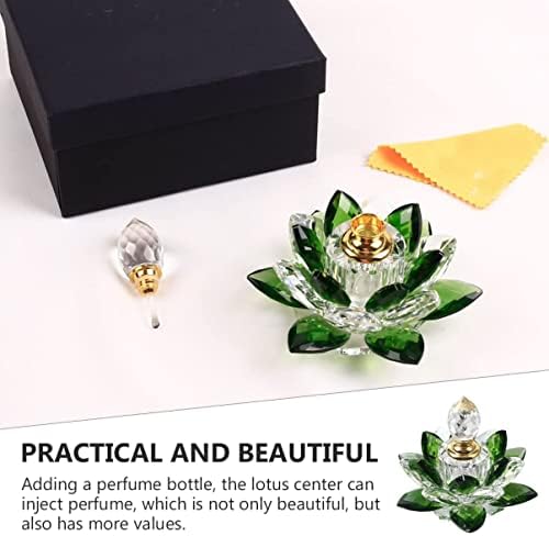 1pc Elegant Glass Perfume Bottle for Essential Oils and Travel