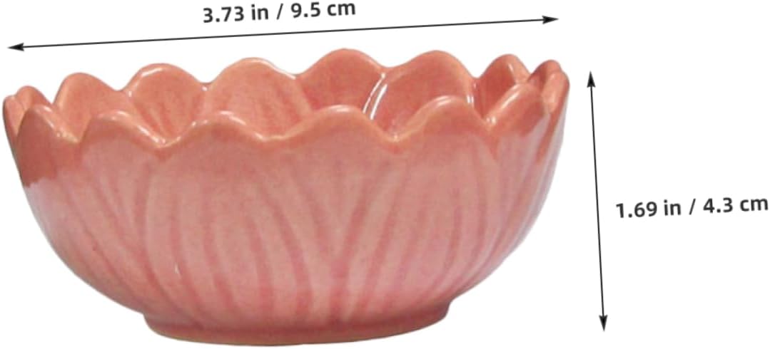2pcs Lotus Ceramic Tray for Aromatherapy Incense and Candle Holder