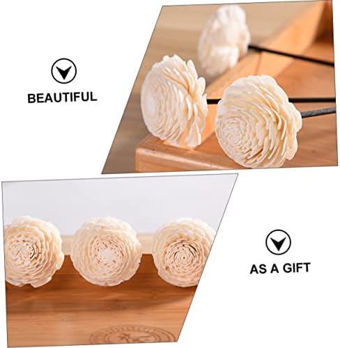 3pcs Dried Flower Diffuser Sticks for Home Aromatherapy Decor