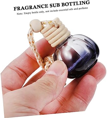 VOSAREA 10Pcs Car Hanging Perfume Bottles Aromatherapy Decor