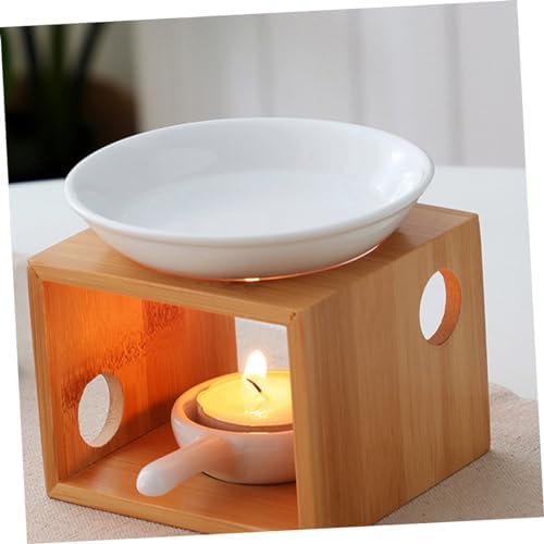 6pcs Ceramic Tea Light Candle Holders for Wax Warmers and Essential Oil Plates