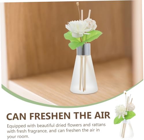 3Pcs Aroma Diffuser Elegant Glass Fragrance Bottles for Home Decor and Essential Oils