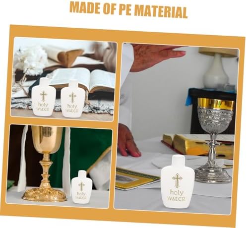 LIFKOME 2Pcs Vintage Holy Water Bottles for Spiritual Ceremonies and Decor