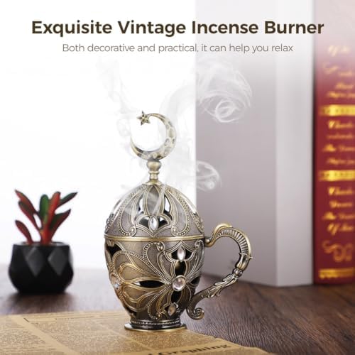 Vintage Cone Incense Burner With Handle