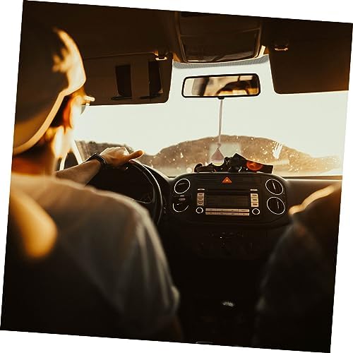 7ml Refillable Car Perfume Bottle Set of 6 Glass Aromatherapy Diffuser Decorative Hanging Bottle for Car