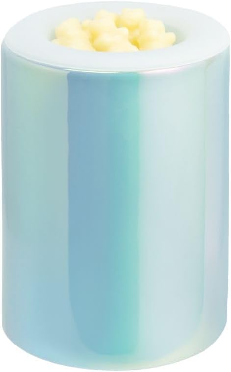 Happy Wax Iridescent Blue Warmer with 3 6 9 Hour Timer