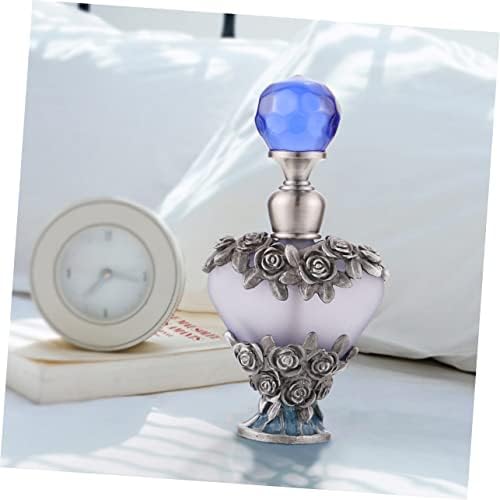 VICASKY 2Pcs Vintage Perfume Bottle Elegant Decorative Essential Oil Container