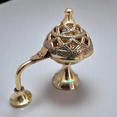 Brass Dhoop Dani for Pooja Meditation Spiritual Use