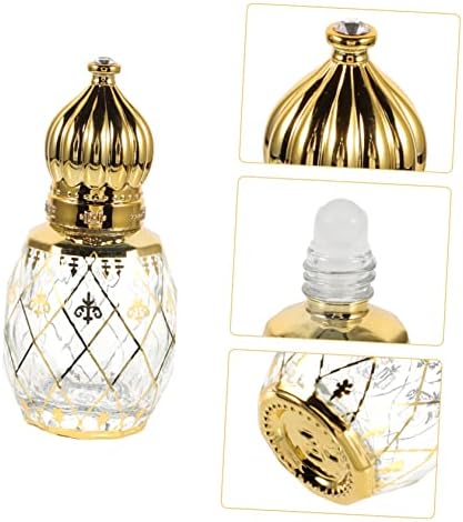 Middle Eastern Perfume Bottle Essential Oil Roller Empty Aroma Decorative Sample Air Tight Travel Size