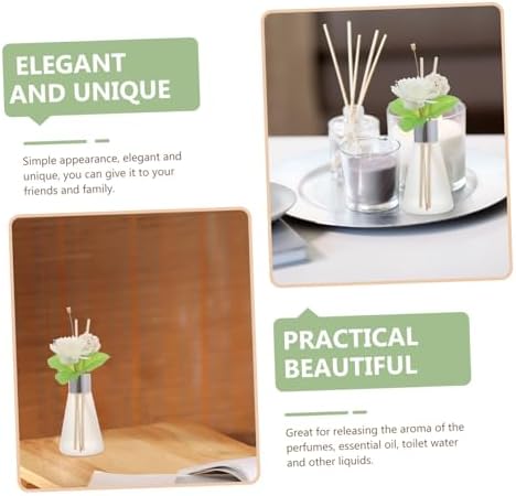 3Pcs Aroma Diffuser Elegant Glass Fragrance Bottles for Home Decor and Essential Oils