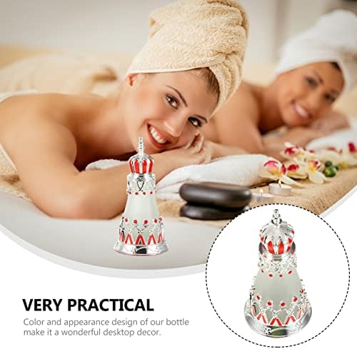 1pc Elegant Refillable Glass Perfume Bottle for Travel and Home Use