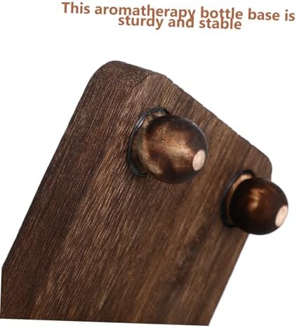 Solid Wood Perfume Organizer Tray with Aromatherapy Display