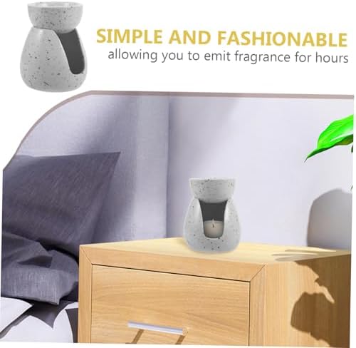 ABOOFAN Essential Oil Diffuser Ceramic Candle Holder Aromatherapy Warmer