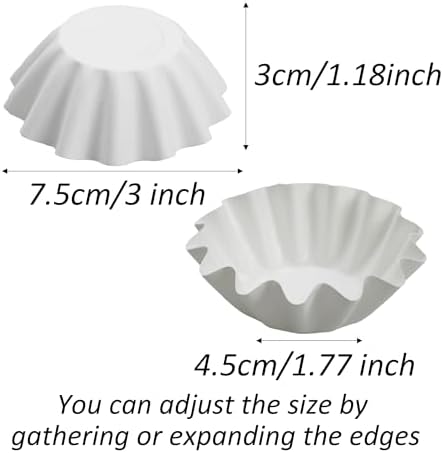 50Pcs Disposable Wax Melt Liners Leakproof White