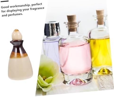 PRETYZOOM Decorative Ceramic Essential Oil Diffuser Bottle for Home Decor