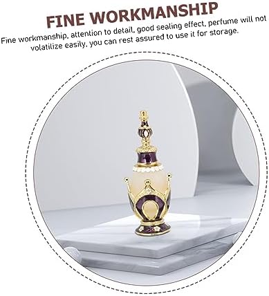 Delicate Perfume Bottle Aroma Diffuser with Crown Design for Home Office and Spa Decor