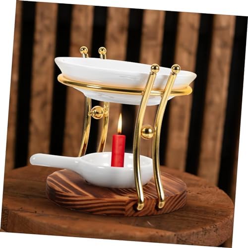 Garneck Ceramic Essential Oil Burner Vintage Design for Home Decor