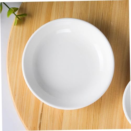 Garneck 6pcs Ceramic Essential Oil Tray for Aromatherapy Candle Melting