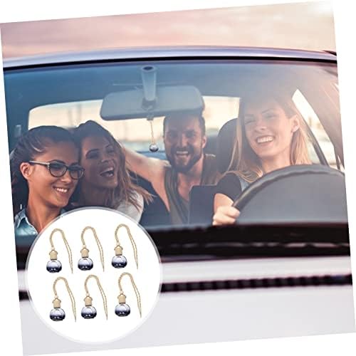 VOSAREA 10Pcs Car Hanging Perfume Bottles Aromatherapy Decor