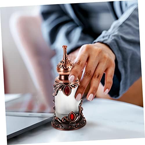 Vintage 15ml Perfume Bottle Decorative Metal Refillable