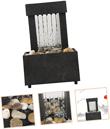 LIFKOME Mini Water Fountain for Home Office Decor