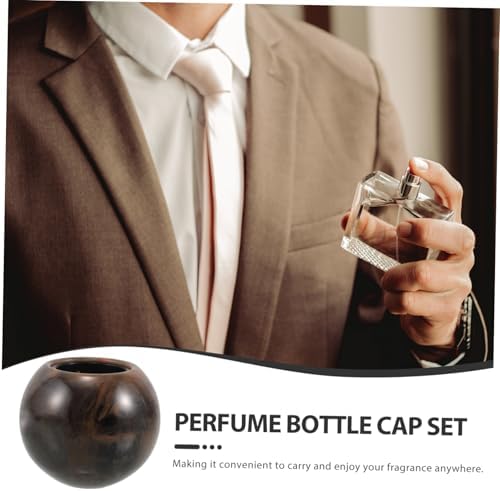 4pcs Resin Round Ball Perfume Bottle Cap Replacement