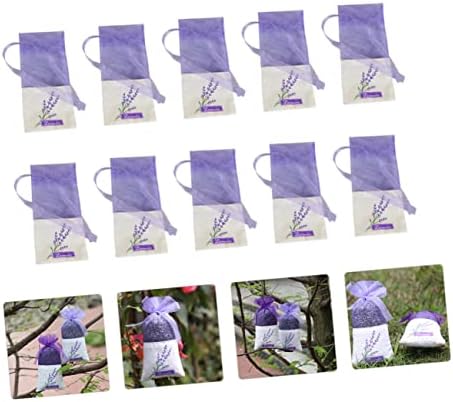 22Pcs Lavender Sachet Bags with Gauze Ribbons for Closet Freshness