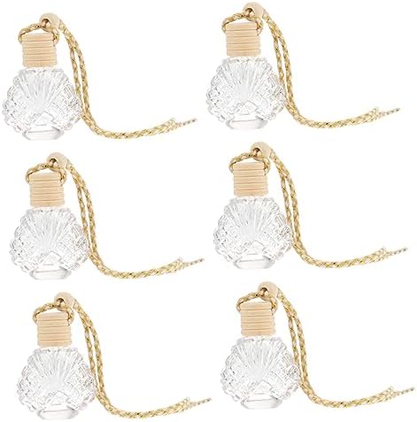 CHILDWEET 6pcs Car Air Freshener Empty Oil Spray Bottle Set for Home Office Kitchen Bathroom Decor