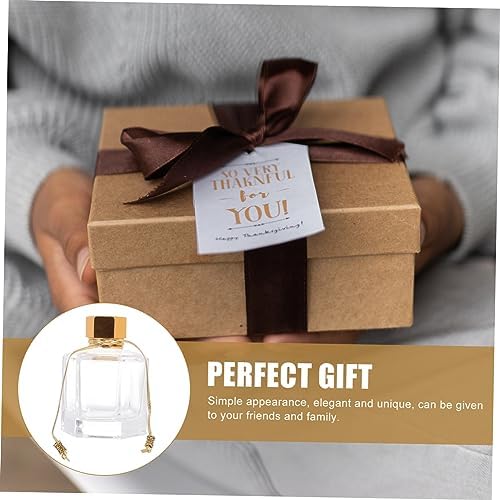 2Pcs Glass Aromatherapy Bottles for Home Office Spa and Events