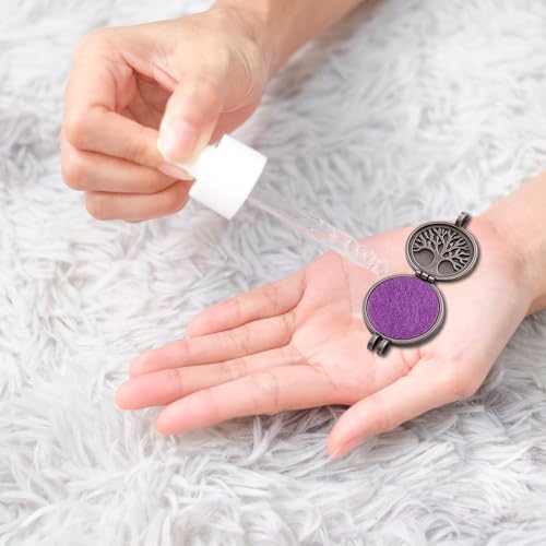 100 Pcs Essential Oil Pads for Diffuser Necklace