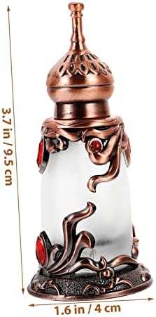 Vintage 15ml Perfume Bottle Decorative Metal Refillable