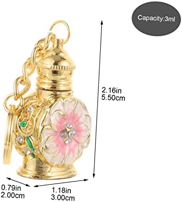 3ml Vintage Style Mini Dubai Zinc Alloy Perfume Bottle for Travel