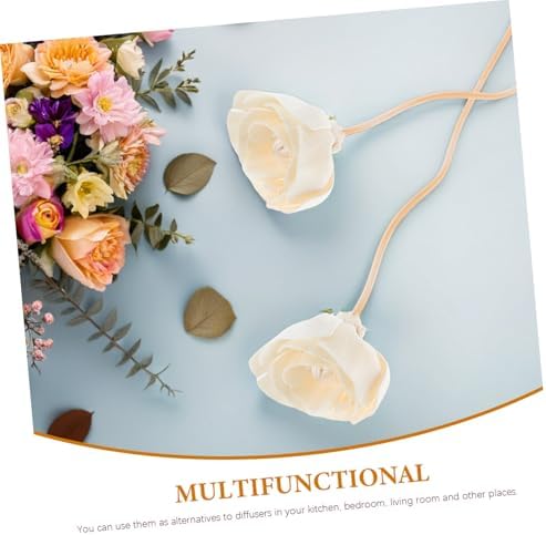 Gatuida 8pcs Natural Aromatherapy Diffuser Sticks with Sandalwood Scent