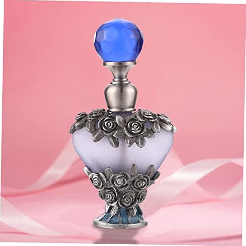 VICASKY 2Pcs Vintage Perfume Bottle Elegant Decorative Essential Oil Container