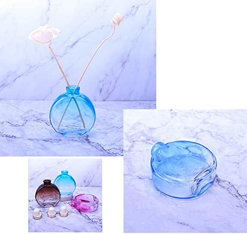 150ml Glass Diffuser Bottle - Blue - Reusable Home Decor