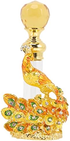 PRETYZOOM Vintage Refillable Perfume Bottle Elegant Decorative Airtight Holder for Personal Use and Travel